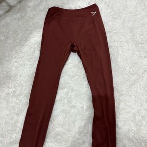 Gymshark Training Leggings Cherry Brown Medium